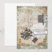 Soms moet je risico's nemen Wenskaart Bedankkaart (Voorkant / Achterkant)