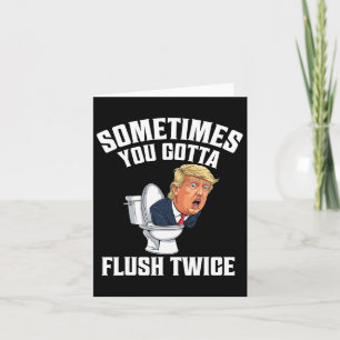 Soms moet je twee keer grappig anti Trump M doorsp Kaart