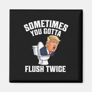 Soms moet je twee keer grappig anti Trump M doorsp Magneet