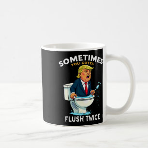 Soms moet je twee keer spoelen 4 koffiemok