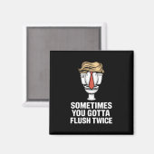 Soms moet je twee keer spoelen magneet (Voorkant / Achterkant)