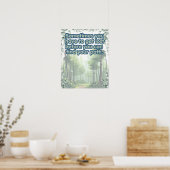 Soms moet je verdwalen poster (Keuken)