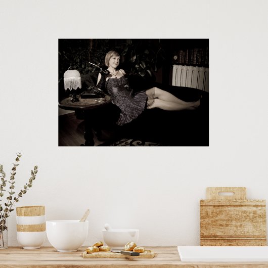 Soms moet je ze gewoon laten praten poster (Keuken)