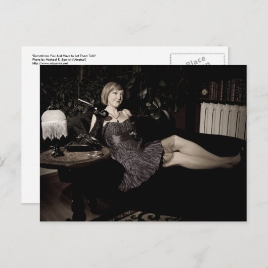 Soms moet u enkel hen laten spreken briefkaart (Voorkant / Achterkant)