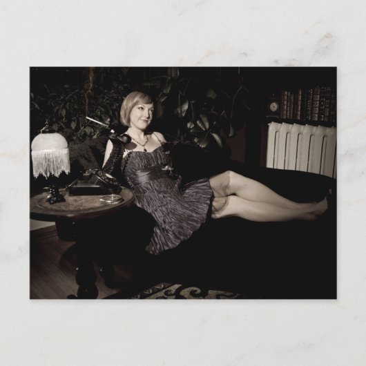 Soms moet u enkel hen laten spreken briefkaart (Voorkant)