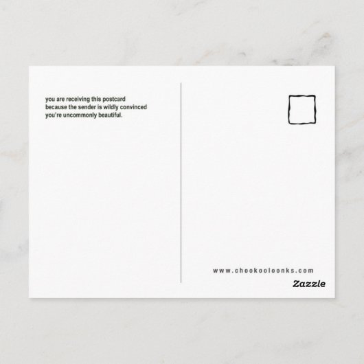 Soms Mooi briefkaart (libel) (Achterkant)