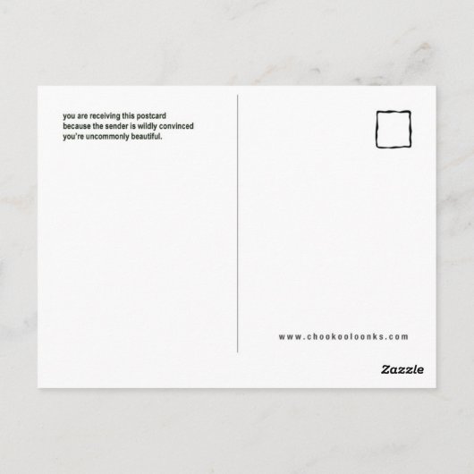 Soms Mooi briefkaart (pioen) (Achterkant)