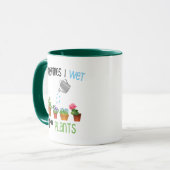 Soms nat ik mijn Planten grappige tuinieren Mok (Voorkant links)