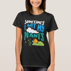 Soms nat ik mijn planten Koele Potten T-shirt