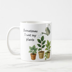 Soms nat ik mijn Planten Koffiemok