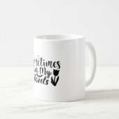 Soms nat ik mijn planten koffiemok (Voorkant rechts)