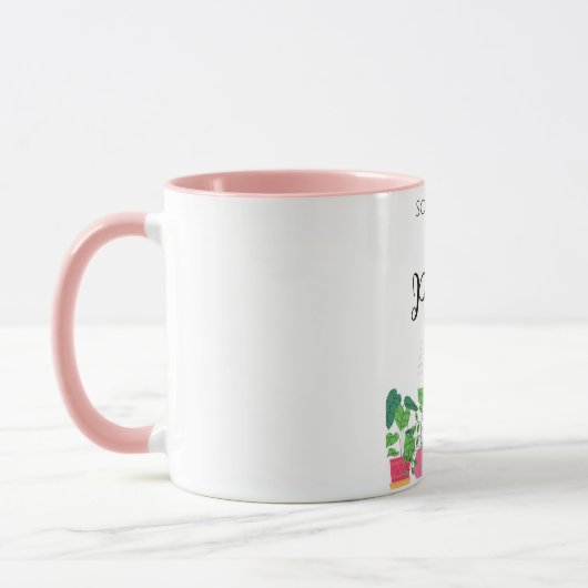 Soms nat ik mijn Planten Mok (Links)