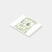 Soms nat ik mijn planten Moppertje Tuinieren Intro Post-it® Notes (Schuin)