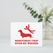 Soms neem ik mijn vrouw over. briefkaart (Staand voorkant)