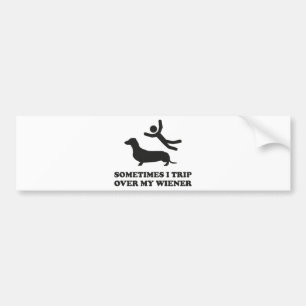 Soms neem ik mijn vrouw over. bumpersticker
