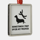 Soms neem ik mijn vrouw over. metalen ornament (Rechts)