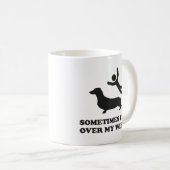 Soms neem ik over mijn Mok van de Koffie van het W (Voorkant rechts)