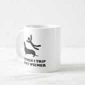 Soms neem ik over mijn Mok van de Koffie van het W (Voorkant links)