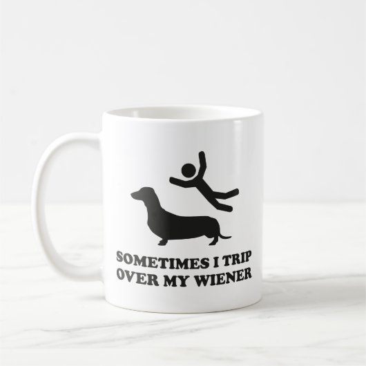 Soms neem ik over mijn Mok van de Koffie van het W (Links)