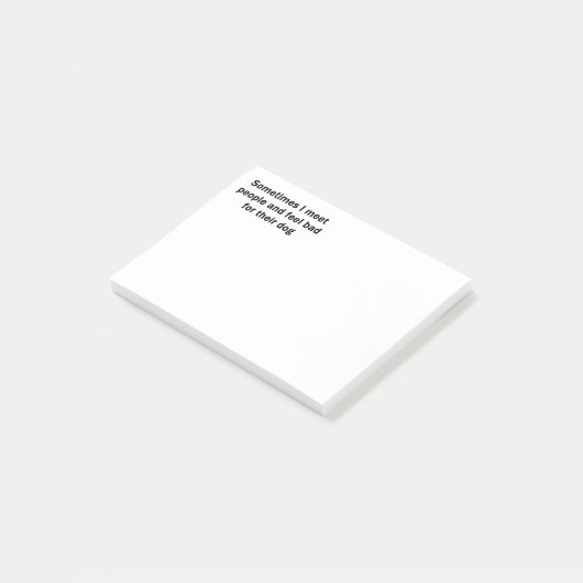 Soms ontmoet ik mensen post-it® notes (Schuin)