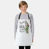 Soms open ik mijn mond schort (Gedragen)