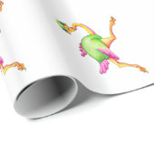 Soms Ostrich Cadeaupapier (Rol Hoek)