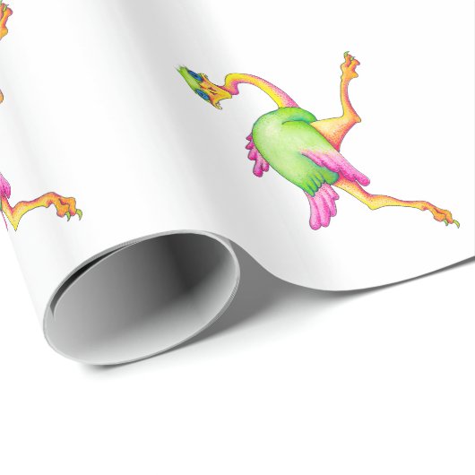 Soms Ostrich Cadeaupapier (Rol Hoek)