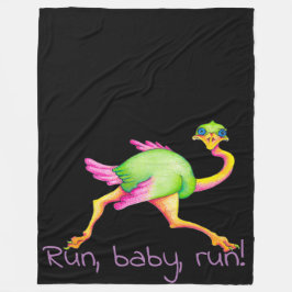 Soms Ostrich Fleece Deken