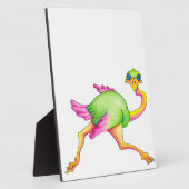 Soms Ostrich Fotoplaat (Zijkant)