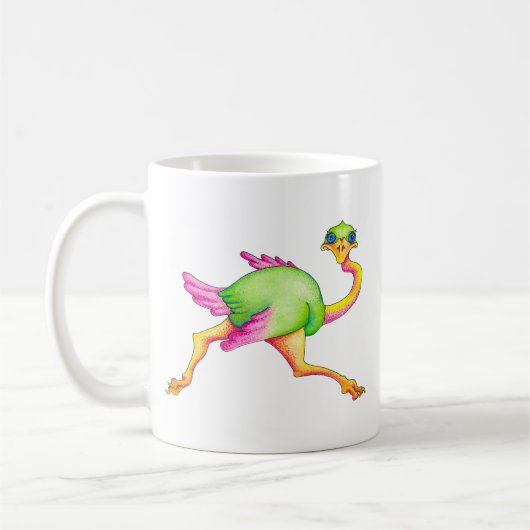 Soms Ostrich Koffiemok (Links)