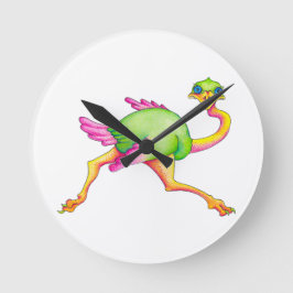 Soms Ostrich Ronde Klok