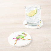 Soms Ostrich Zandsteen Onderzetter (Zijkant)