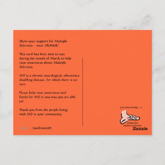 SOMS-pc - Maart op datums Briefkaart (Achterkant)