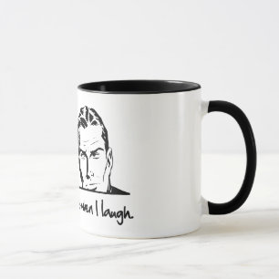 Soms plaag ik als ik lach. mok