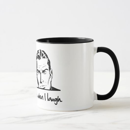 Soms plaag ik als ik lach. mok (Rechts)