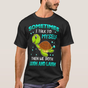 Soms praat ik met mezelf, dan zijn we allebei Lau T-shirt