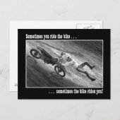 Soms rijd je op de fiets... briefkaart (Voorkant / Achterkant)