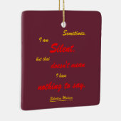 Soms Silent Metal Ornament (Rechts)