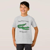 Soms snap ik alligator T-shirt - Kind-getekend (Voorkant volledig)