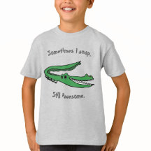 Soms snap ik alligator T-shirt - Kind-getekend