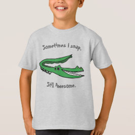 Soms snap ik alligator T-shirt - Kind-getekend