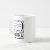 Soms valt mijn computer uit koffiemok (Voorkant links)