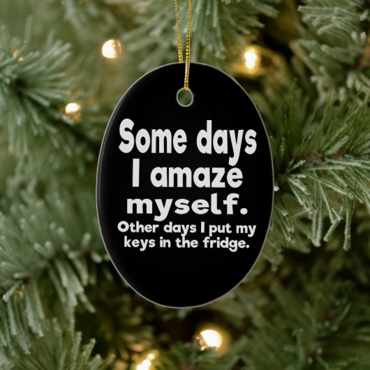 Soms verbaast het me keramisch ornament (Boom)