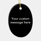 Soms verbaast het me keramisch ornament (Achterkant)