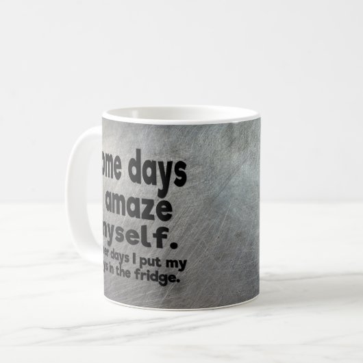 Soms verbaast het me koffiemok (Voorkant links)