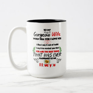 Soms vergeet je dat je geweldig bent DUS DIT BEN J Tweekleurige Koffiemok