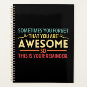 Soms vergeet je dat je geweldig bent Planner (Voorkant)