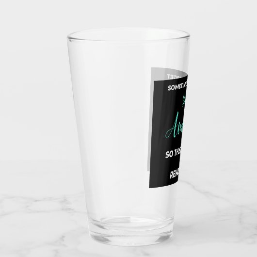 Soms vergeet je dat je Geweldige bent Glas (Rechts)