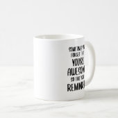 Soms vergeet je dat je Geweldige geschenken bent Koffiemok (Voorkant rechts)