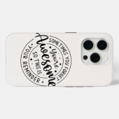 Soms vergeet je je Geweldige Case-Mate iPhone Case (Achterkant (horizontaal))